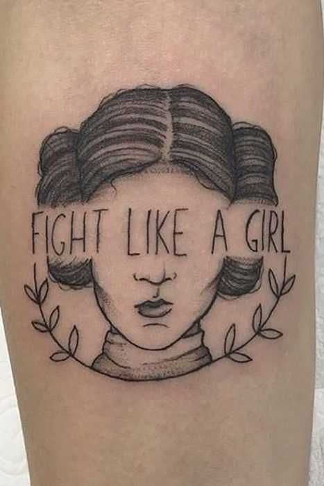 2A72B0639C13Fb7B51Caf7D39F8024Ea Best Star Wars Tattoos Ideas Princess Leia