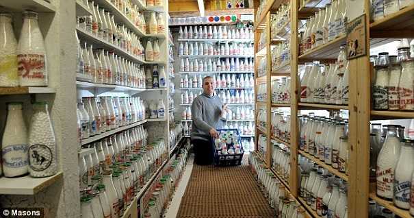 Record Collections Milk Bottles
