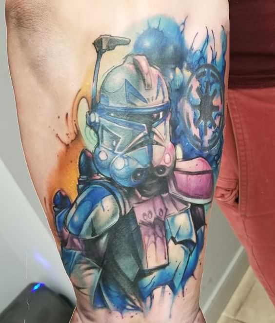 7D13003486885E5783D39Ecd60332De4 Best Star Wars Tattoo Idea Bounty Hunter
