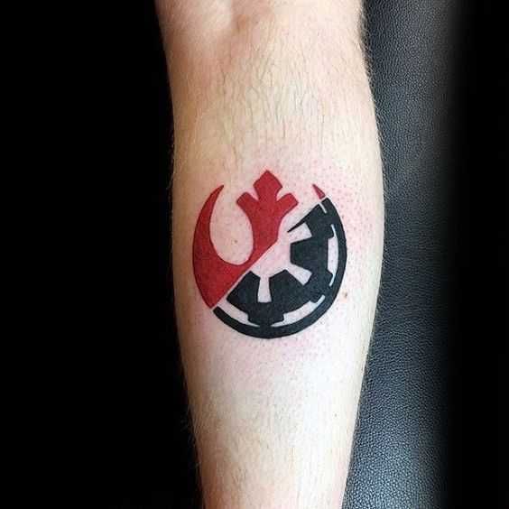 827Fd18F1E9A604Bfe61C1E72C7F35C3 Cool Star Wars Tattoo Good Vs Evil