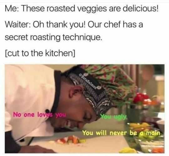 85B4Ad4D5F92A5F6Bd3C7B2D5Bbfae1B Funny Food Meme Talking To The Food