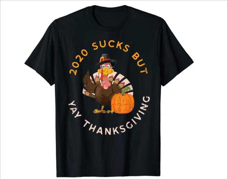 Funny Turkey Thankful Thanksgiving 2020 Tshirt 10 Best Thanksgiving TShirts 7
