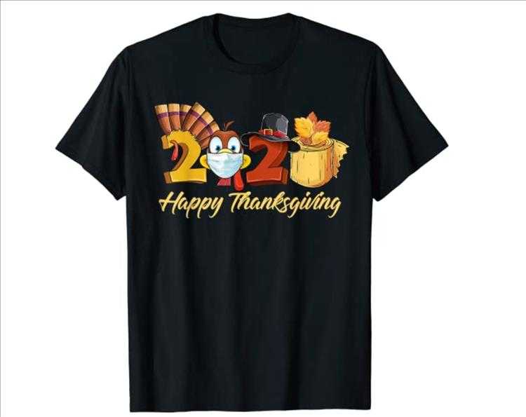 Funny Turkey Thankful Thanksgiving 2020 Tshirt 5 Best Thanksgiving TShirts 5