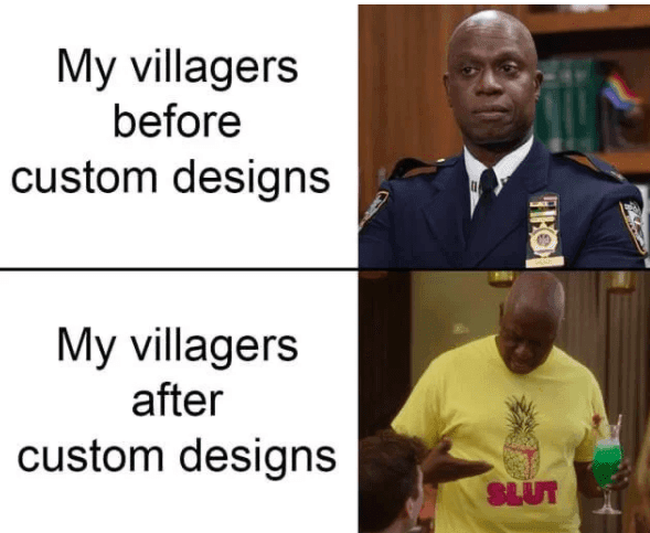 Animal-Crossing-Meme-Custom-Designs Funny Animal Crossing Villager Meme Love Custom Designs