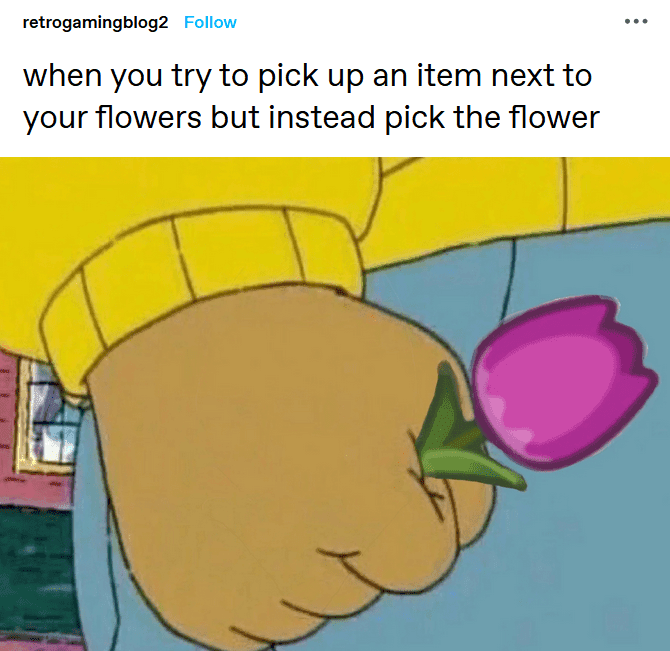 Animal-Crossing-Meme-Flower Funny Animal Crossing Memes Fix Flower