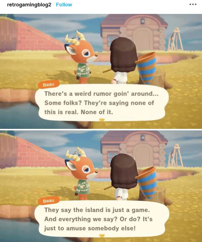 Animal-Crossing-Meme-Truman-Show Funny Animal Crossing Island Meme Real Life Is Just A Game?