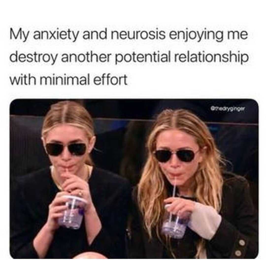 Anxiety-Neurosis Funny Anxiety Meme Just Watching