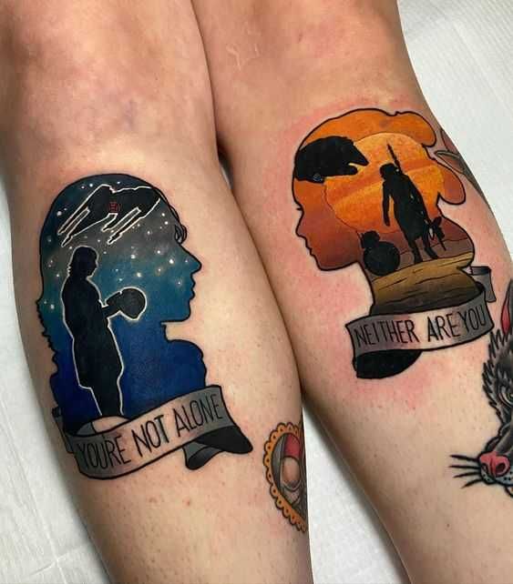 Be99Cd6E0Fce9E38B98484A68Ae5B46C Cool Star Wars Tattoo Not Alone