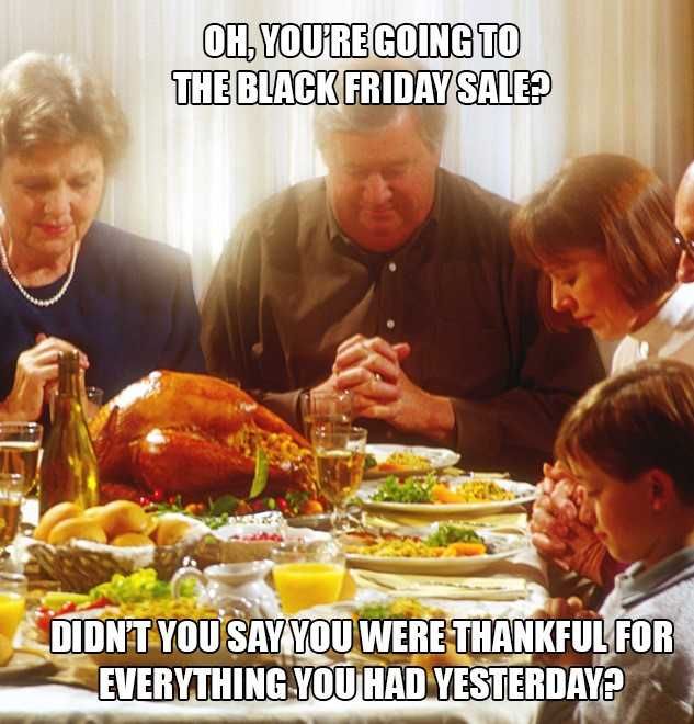 Black-Thankful Funny Black Friday Meme How Forgetful We Are