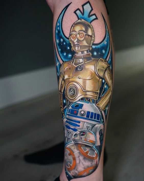 C92B5E8F3F1C8E06Cdb909736B3955Cf Cool Star Wars Tattoo C3Po R2D2