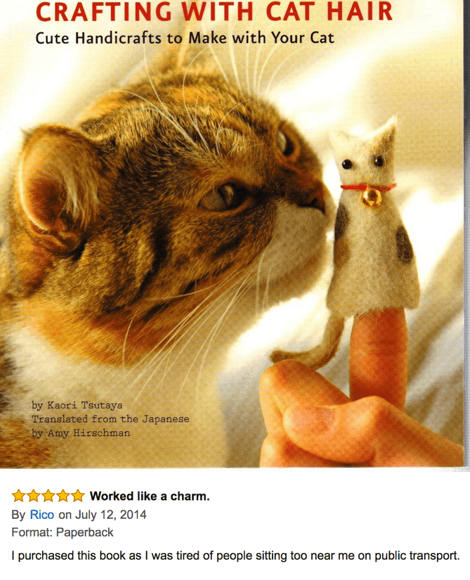 Cathair Funny Amazon Review Cat Hair