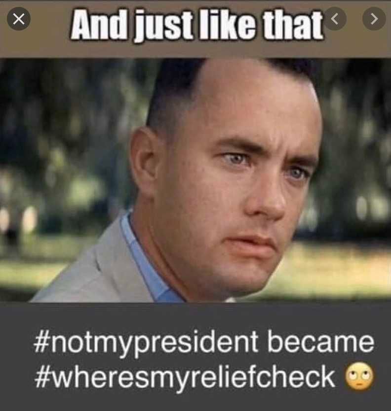 Not-My-President-Memes-6 Not My President Meme Stimulus Checks 2