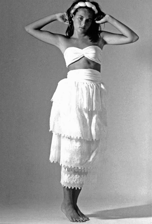 Melania Trump Young Photo 2 Piece Dress