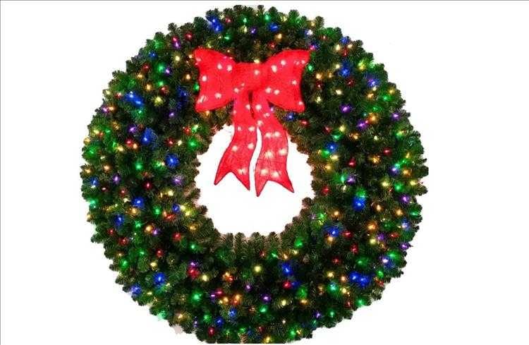 Best Outdoor Christmas Decorations Led Wreath