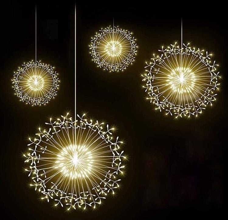 Best Outdoor Christmas Decorations Hanging Fireworks Led Light