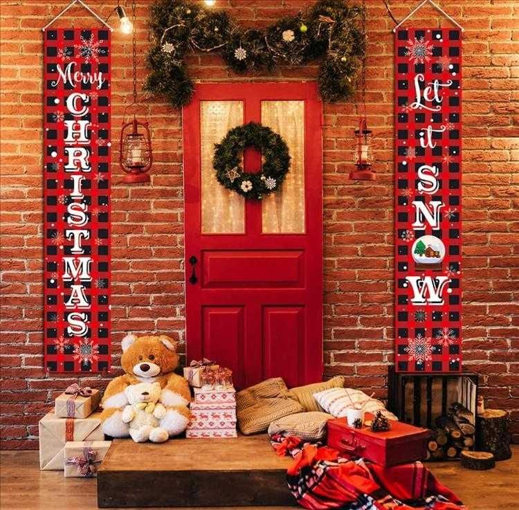 Best Outdoor Christmas Decorations Christmas Hanging Banners