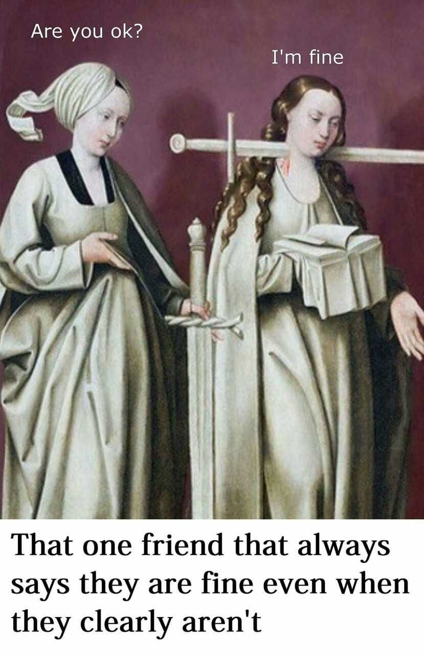 Tumblr_Nvzgm1Qanf1Sfbqsmo1_1280 Funny Classic Art Memes Always Fine