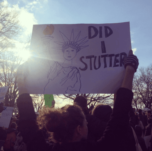 Tumblr_Oknkvbxbvm1Qa4L1Ko5_500 Funny Protest Sign Meme Did I Stutter