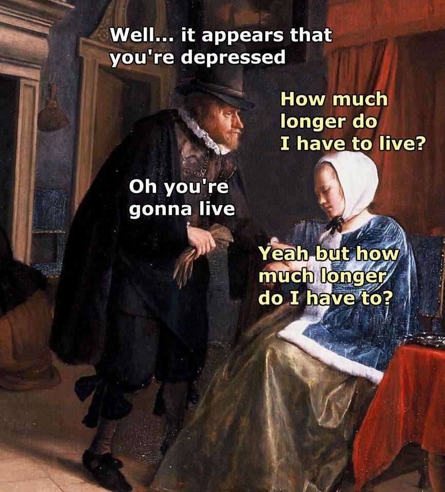 Tumblr_Oo5Pi8Hixs1Vf8Tr0O1_1280 Funny Classic Art Meme Waiting To Die