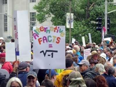 Tumblr_Ooukjpvncg1S2K8Uto8_400 Funny Protest Signs Alternative Facts Are Imaginary