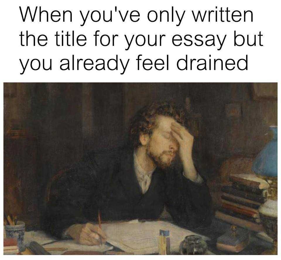 Tumblr_P1P0C83Tkb1Uqoywno1_1280 Hilarious Classic Art Memes Writers Block