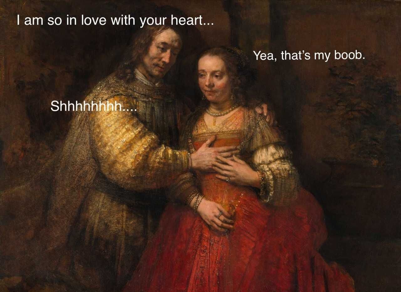 Tumblr_P75580Jovu1Wxu18Ao1_1280 Classic Art Memes Boob Love