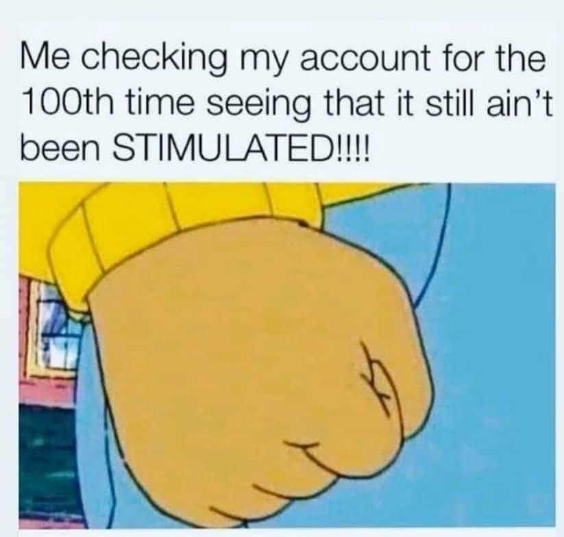 Stimulus-Checking-Account Stimulus Memes Free Money