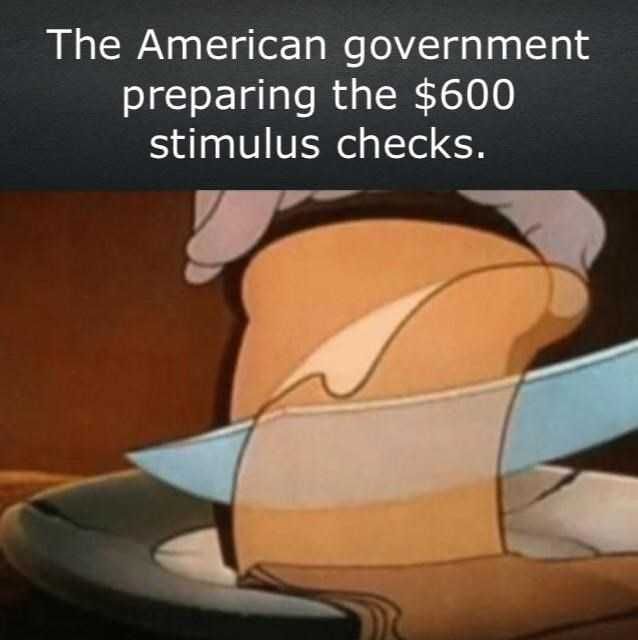 Stimulus-Preparing Stimulus Check Meme Rationing