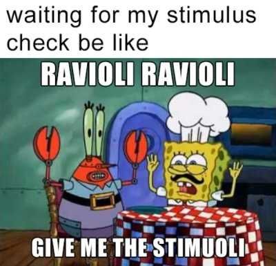 Stimulus-Spongebob Stimulus Memes Ravioli