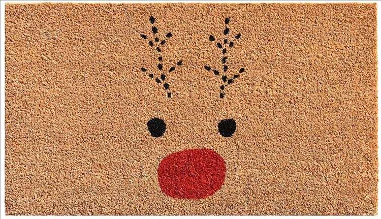 2020 Christmas Mat Reindeer Floor Mat