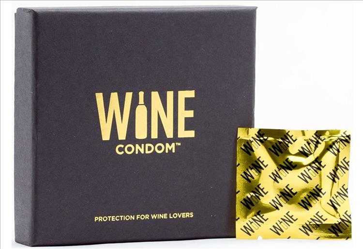 Funny Christmas Presents Wine Condoms