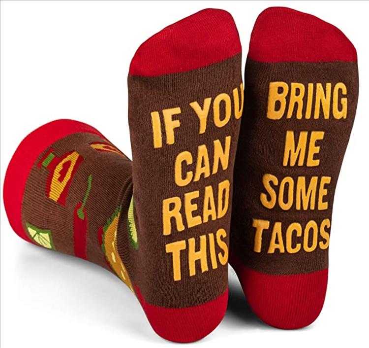 White Elephant Christmas Present Ideas  Taco Socks