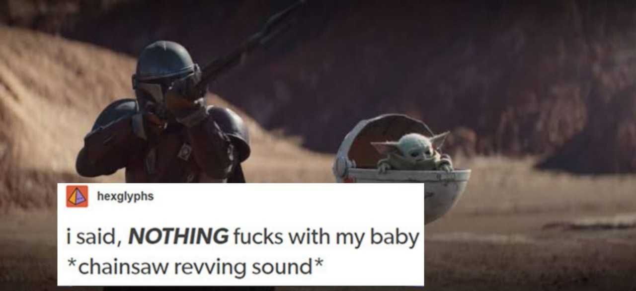 Tumblr_908Eaf6E69F4121055C2A2B9252C737F_Df553A13_1280 Funny Mandalorian Memes Leave Baby Yoda