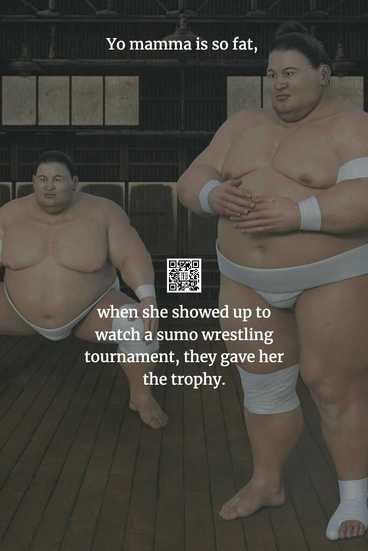 Hilarious-Yo-Mama-Jokes-43 Yo Mama Jokes Sumo Wrestling
