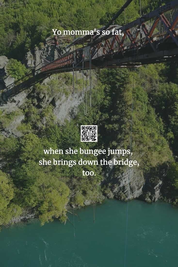Hilarious-Yo-Mama-Jokes-53 Yo Mama Jokes Bungee Jumping