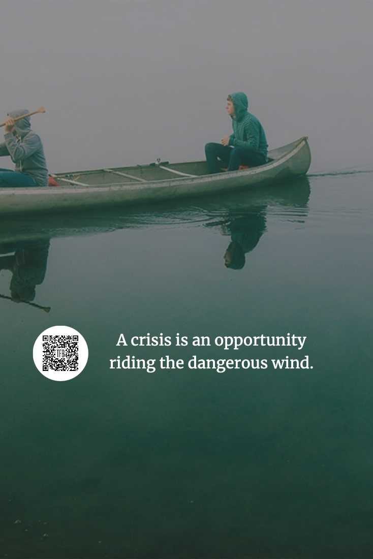 Chinese Proverbs  Crisis
