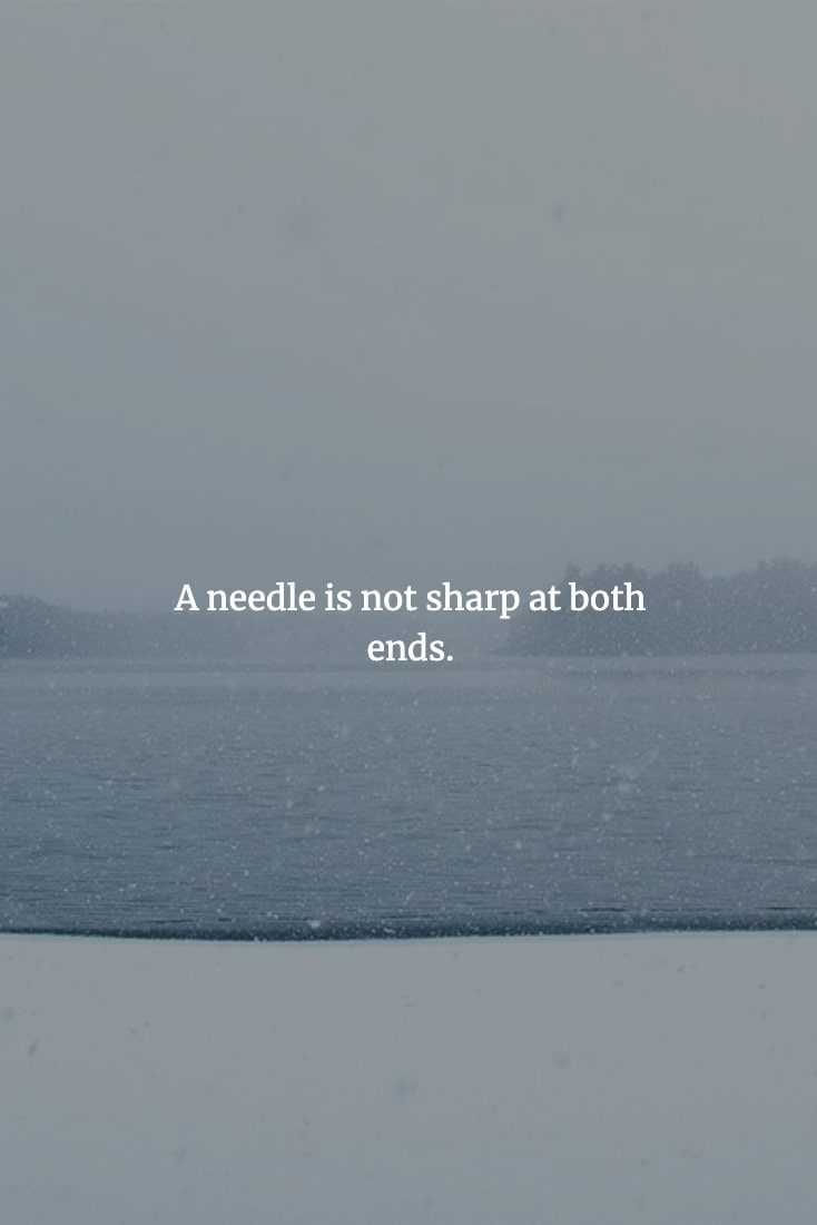 Chinese Proverbs  Be Useful When Needed