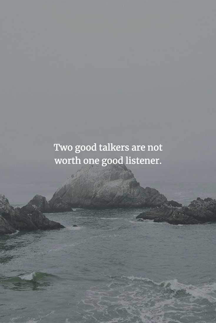 Chinese Proverbs  Listening Is More Important