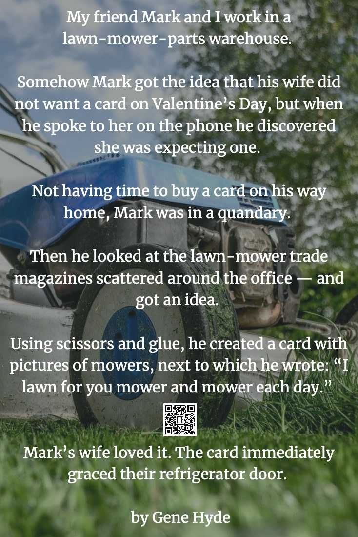 Funny-Jokes-Short-Stories-Tell-Your-Boyfriend-Valentines-Day-25 Funny Joke Stories To Tell Your Boyfriend Lawn Mower