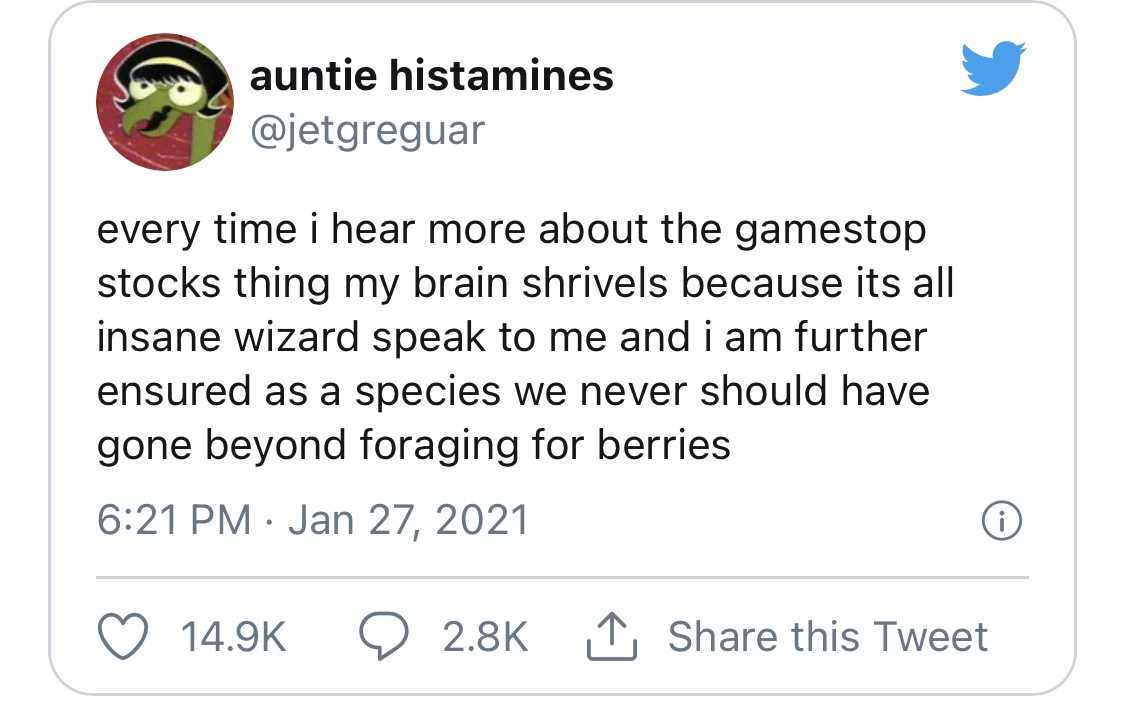 Gamestop-Memes-Laugh-At-Wall-Street-12 Hilarious Gamestop Memes Those Berries Were Probably Not Safe For Consumption