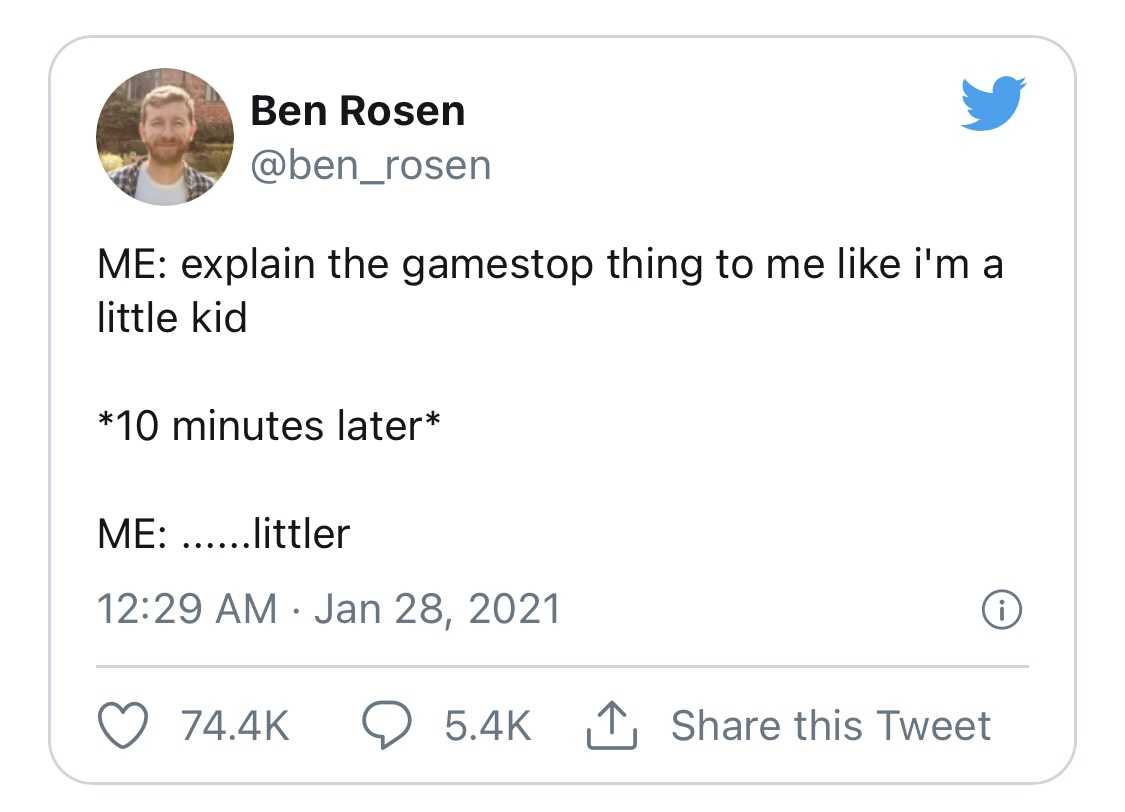 Gamestop-Memes-Laugh-At-Wall-Street-8 Hilarious Gamestop Memes Dumb It Down Please