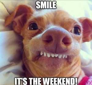 34D5D81Caa532C285Ebc3Ce17Ba77Eb2 It's The Weekend Memes Smile