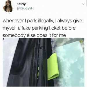 56B1Ffa26C00C81932F01D60Ffa15C00 Life Hacks Fake Parking Ticket