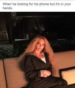 9D360286B80D2Db6B292B56C7C530077 Relatable Queen Bey Memes Looking For His Phone