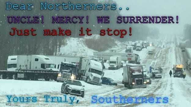 Snow-Meme-2021-Southerns Texas Freeze Memes Make It Stop