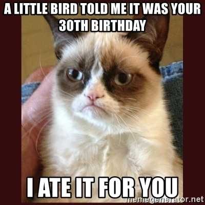 30Th-Birthday-Meme-Grumpy-Cat 30Th Birthday Memes