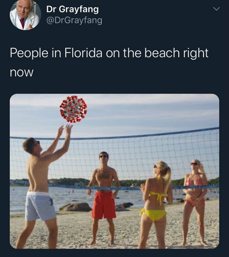 Beach-Memes-Florida Beach Memes Covid Meme