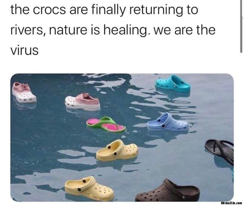 Beach-Memes-Crocs Beach Memes We Are The Virus Meme