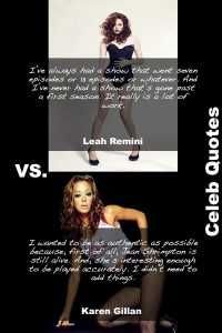 Hot-Karen-Gillan-Sexy-Leah-Remini-Quotes-Pictures-11 Hot Karen Gillan