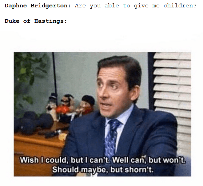 Brindgerton-Meme-Hastings Funniest Bridgerton Memes
